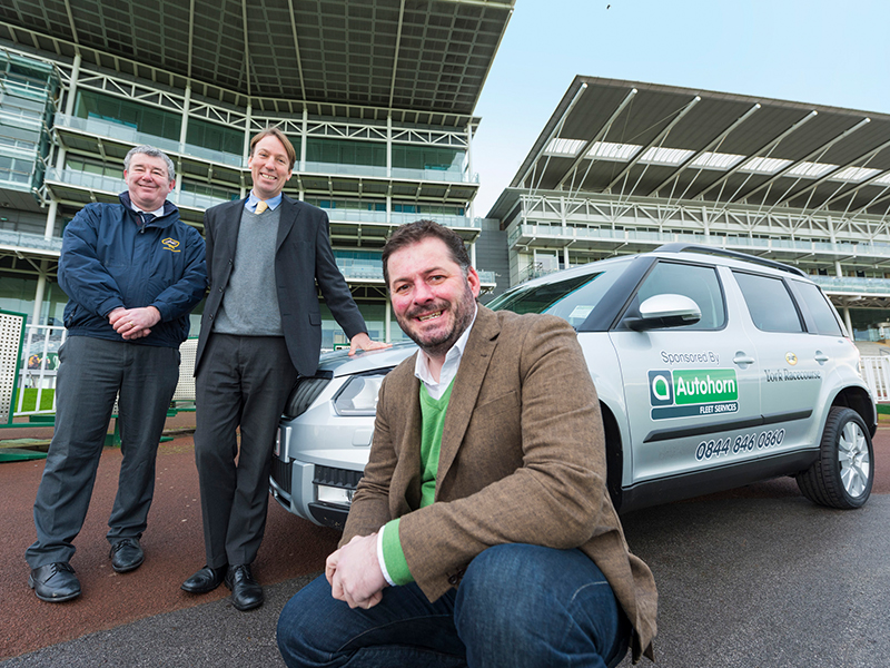 Autohorn at York Racecourse with car