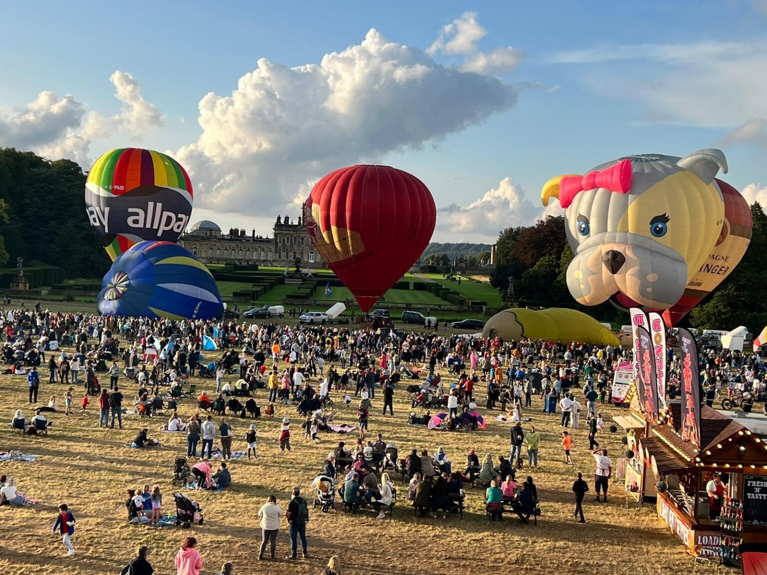 Up, up and away at the Yorkshire Balloon Fiesta! Intandem Communications