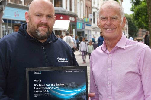 Launching central York's first full fibre challenger brand: Fastr Broadband